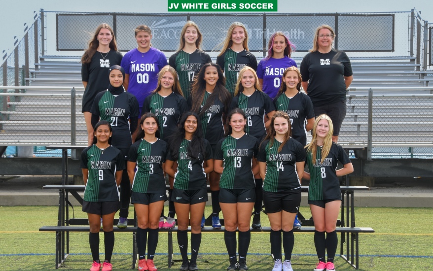 Girls JV White Soccer Team